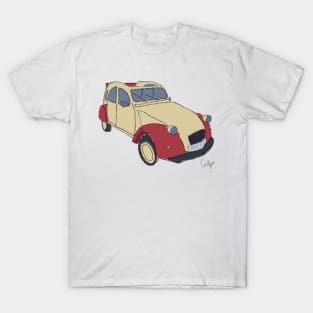 Citron 2CV digital painting T-Shirt